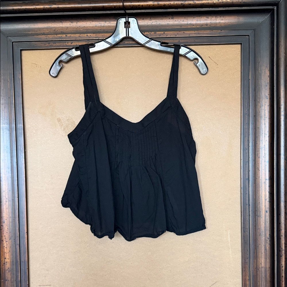 Aritzia Little Moon Athena Black Camisole Top